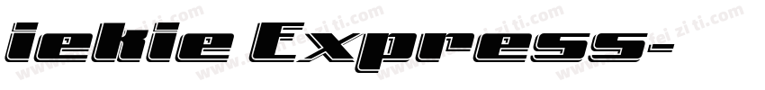iekie Express字体转换